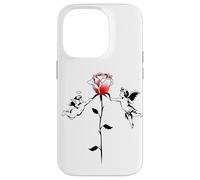 Angel vs Devil Rose Minimal Case for iPhone 14 Pro