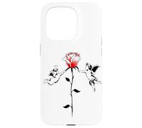Angel vs Devil Rose Minimal Case for iPhone 15 Pro