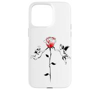 Angel vs Devil Rose Minimal Case for iPhone 15 Pro Max