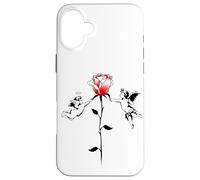 Angel vs Devil Rose Minimal Case for iPhone 16 Plus