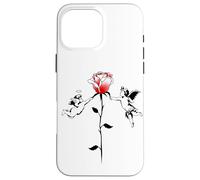 Angel vs Devil Rose Minimal Case for iPhone 16 Pro Max