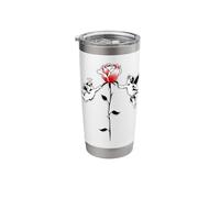 Angel vs Devil Rose Minimal Stainless Steel Insulated Tumbler