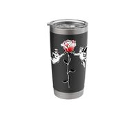 Angel vs Devil Rose Minimal Stainless Steel Insulated Tumbler
