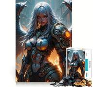 Angel Warrior 1000 Piece Jigsaws for Adults Brain Sharp Game Smooth Burr Free Surface Fascinating Hobby for Idle Moments (50x75cm)