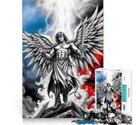 Angel Warrior 1000 Piece Teenager Puzzles Cognitive Boost Fun Tight Lock No Loose Pieces Engaging Way to Pass Free Hours (38x52cm)
