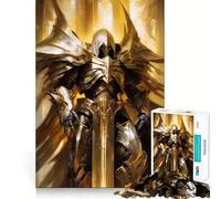 Angel Warrior Adults 1000 Piece Jigsaw Puzzle Think Exercise Game Zero Gap Bonding Activity for Loved Ones (50x75cm)