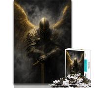 Angel Warrior Knight Puzzles 1000 Pieces for Adults,Challenging Game And Family Play for Is Ideal As A Gift for The Whole Family (38x26cm)