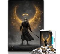 Angel Warrior Knight Puzzles for Teenagers Teens 1000pc Puzzle,Pattern Assembly Fun at Home Activities,Birthday Present,Travel Gifts (38x26cm)