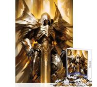 Angel Warrior Puzzles for Adults 1000 Puzzles Great Gifts for Games Precision Cutting DIY Toys for And from 14 Years And over (38x52cm)