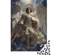 Angel Warrior Statue -1 Jigsaw Puzzles Puzzle for Adults Kids. 1000 Piece Whimsical Challenge Toy Educational Games Home Decoration for Educational Games Gifts 70x50cm/1000pcs