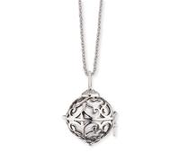 Angel Whisperer Extra Small Sterling Silver White Chime Necklace