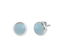 Angel Whisperer from Engelsrufer Powerful Stone Blue Agate Stud Earrings 1cm