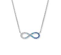 Angel Whisperer Sterling Silver Cubic Zirconia Infinity Pendant