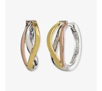 Angel Whisperer Paradise Hoop Earrings | 925 Sterling Silver • Elegant Minimalist Look • Ø 1.7cm