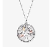 Angel Whisperer Three Colour Tree Of Life Glass Lens Necklace ERN-FLYTREE-ZI-TRI