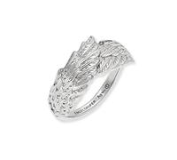 Angel Whisperer Women’s Sterling Silver Wing Symbol Ring - Adjustable Size - Nickel-Free