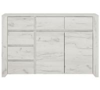 Angel White 2 Door Multi Drawers Storage Cabinet