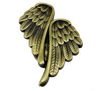Angel Wing Cabinet Pulls in Gold, Silver, Antique Bronze, Black, Antique Copper | Modern Minimalist Zinc Alloy Drawer Handles for Kitch(Ancient Bronze)
