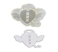 Angel Wing Earrings Pendant Silicone Molds Jewelry Keychain Necklace Charm Ornament Epoxy Resin Casting Craftsmanship Mold