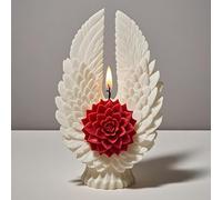 Angel Wing Nativity Scene Cylinder Molds Silicone Wave Spiral Candle Mold - Silicone Resin Casting Molds for Candle & Resin & Soap Craft Supplies