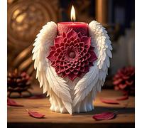Angel Wing Nativity Scene Cylinder Molds Silicone Wave Spiral Candle Mold - Silicone Resin Casting Molds for Candle & Resin & Soap Craft Supplies