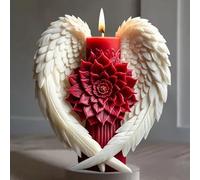 Angel Wing Nativity Scene Cylinder Molds Silicone Wave Spiral Candle Mold - Silicone Resin Casting Molds for Candle & Resin & Soap Craft Supplies