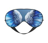 Angel Wing Print Functionality Outdoor Travel Eye Mask Breathable Camping Meditation Yoga Friendly