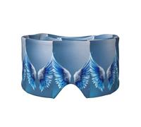 Angel Wing Print Sleep Eye and Ear Muffs Blocking for Home Office Camping Airplane Travel Nap Aid