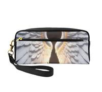 Angel Wing Print Stylish Makeup Bag for Women Girls Cosmetic Pouch Toiletry School Office Travel