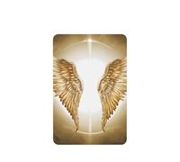 (Angel Wing) Printed Paper Car Air Freshener Lavender Scented Hanging Odor Remover 10/40/100 Pcs for Vehicle Home Closet Wardrobe - Rectangle