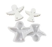 Angel Wing Silicone Candle Molds for Candle Soap Chocolate Wedding Decoration Winged Girl Silicones Mould Baking Tool Wing Heart Angel Silicone Molds