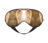 Angel Wing Sleep Eye Mask Smooth Soft Adjustable Shading Blindfold Eye Mask for Rest Travel