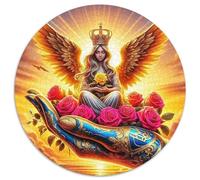 Angel Wings 1000 Piece Jigsaw Puzzle for Women, Men Divine Symbol Colourful Jigsaws Challenge Games Creativity & Gift Giving 1000pcs (67.5x67.5cm)