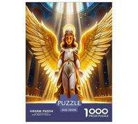 Angel Wings 1000 Piece Jigsaw Puzzles Fun Challenging Modern Angelic Wings & Celestial Hearts Classic Educational Games Beautiful Decoration Suitable for Children & People Aged 14+ 70x50cm/1000pcs