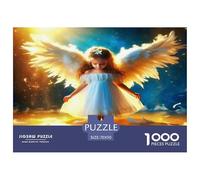 Angel Wings 1000 Piece Jigsaw Puzzles Fun Challenging Modern Classic Educational Games Creativity & Gift Giving Suitable for Children & People Aged 14+ 70x50cm/1000pcs