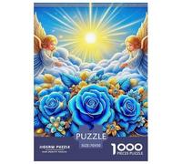 Angel Wings 1000 Piece Puzzles Age 14+ for Adults Whimsical Challenge Colourful Creativity Gift Giving 100% Recycled Cardboard Jumbo 70x50cm/1000pcs