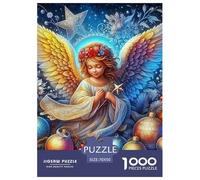 Angel Wings 1000 Piece Puzzles Age 14+ for Adults Whimsical Challenge Colourful Creativity Gift Giving 100% Recycled Cardboard Jumbo 70x50cm/1000pcs
