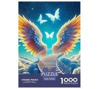 Angel Wings 1000 Pieces Jigsaw Puzzles For Adults And Kids Fun Brainteasing Colourful Creativity Gift Giving 70x50cm/1000pcs