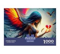 Angel Wings 1000 Pieces Jigsaw Puzzles For Adults Challenging Game Stress Relieving Entertainment Cultivate The Spirit of Teamwork for Adults And Kids, Age 12 Years Up 70x50cm/1000pcs