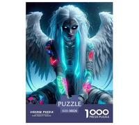 Angel Wings 1000 Pieces Painting Paper Jigsaw Puzzle - Challenging & Brainteasing Decoration for Adults & Kids | 38x26cm/1000pcs