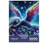 Angel Wings 1000 Pieces Painting Paper Jigsaw Puzzle - Family Fun Educational Game for Adults & Kids | 38x26cm/1000pcs