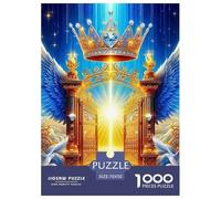Angel Wings 1000 Pieces Painting Paper Jigsaw Puzzle - Non-Toxic Ink Educational Game for Kids & Adults | 70x50cm/1000pcs