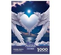 Angel Wings 1000 Pieces Painting Paper Jigsaw Puzzle - Parent-Child Interactive Educational Game | 38x26cm/1000pcs