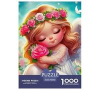 Angel Wings 1000 Pieces Painting Paper Jigsaw Puzzle - "What Happens Next" Decoration for Adults & Kids | 70x50cm/1000pcs