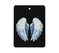 Angel Wings Car Air Freshener Aromatherapy Tablets Hanging Scented Cards for Rooms Bathrooms Wardrobe Square