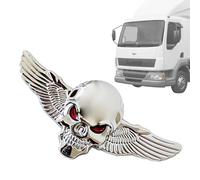 Angel Wings Car Decal - 3D Metal Skeleton Auto Emblem Sticker With Fashionable Wing Design For Stylish Vehicle Upgrade | Badge Decoration For Trucks Motorcycles SUVs And Exterior Custom St