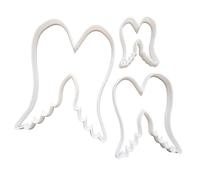 Angel Wings Christmas Shape Cookie Cutter Dough Biscuit Pastry Fondant Sharp Stencil Xmas Fairy Holy (Large)