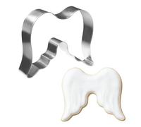 Angel Wings Cookie Cutter 4 Inch - Made in the USA - Foose Cookie Cutters Tin Plated Steel - Angel Wings Cookie Mold