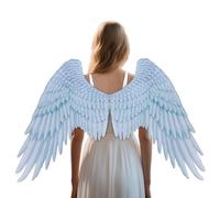 Angel Wings Costume - Accessories with Large Wings for Christmas | Unisex Accessories for Angel Costume - for Carnival, Cosplay, Masks, Ester, Theatre, Stage, Mardi Gras, Cosplay for Men