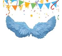 Angel Wings Costume | Cosplay Stage Props | Role Playing Wing Props - for Stage Performance Themed Events Costume Parties Photoshoots Film Making Masquerade School Plays Concert Carnival Light Blue